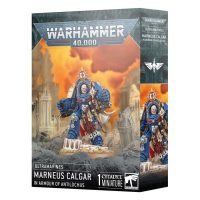 Ultramarines Marneus Calgar in Armour of Antilochus for playing warhammer 40k