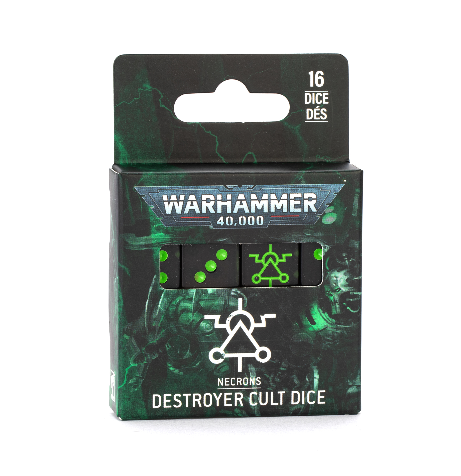 Necrons Destroyer Cult Dice for playing warhammer40,000