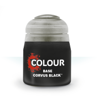 Corvus Black - Base Paint for painting warhammer